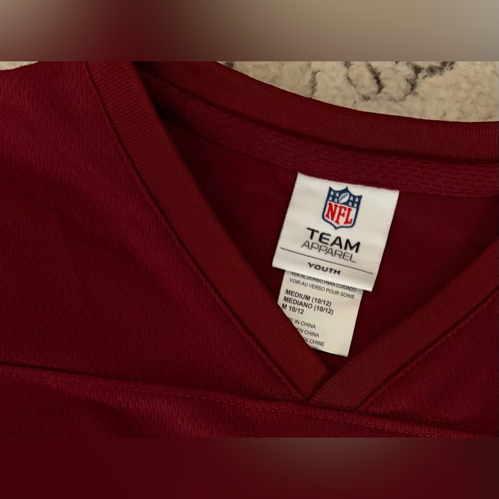 NFL Team Apparel Washington Redskins Football T-Shirt Youth Sz: M (10 / 12) - Picture 2 of 3